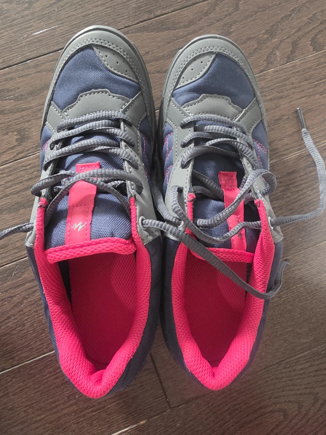 Quechua Hiking Shoes - Blue and Pink