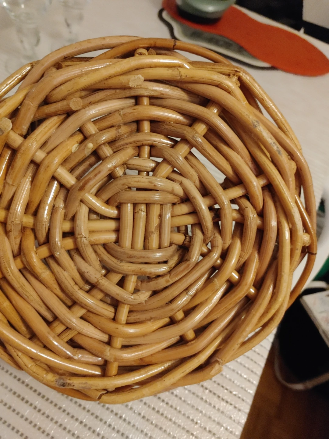 Wicker Basket with Handle - photo 3