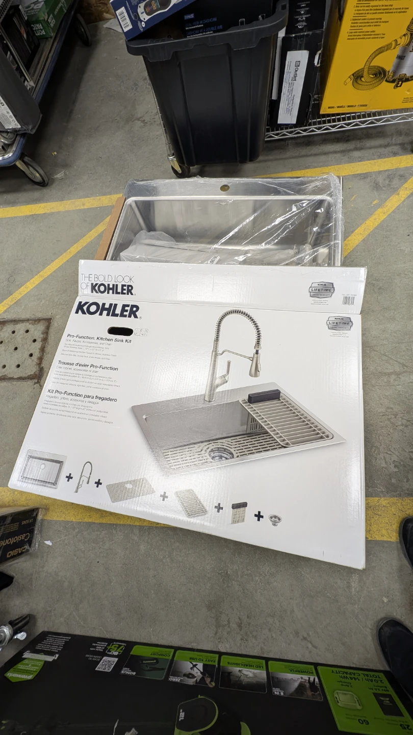 Kohler Pro-Function Stainless Steel Kitchen Sink Kit - photo 2