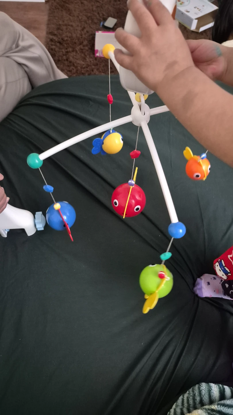 Baby Crib Mobile with Fish Toys