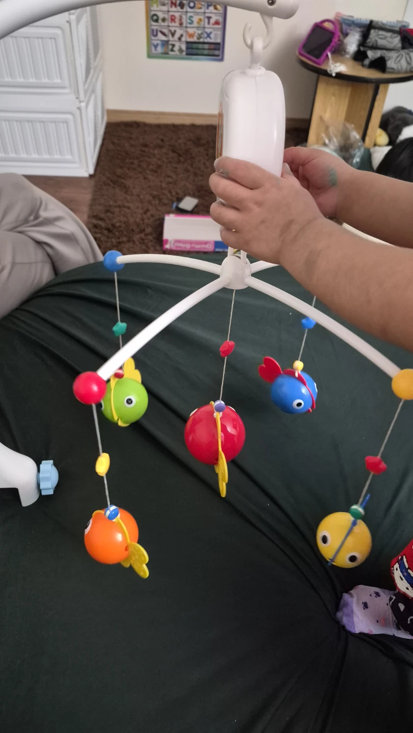 Baby Crib Mobile with Fish Toys - photo 2