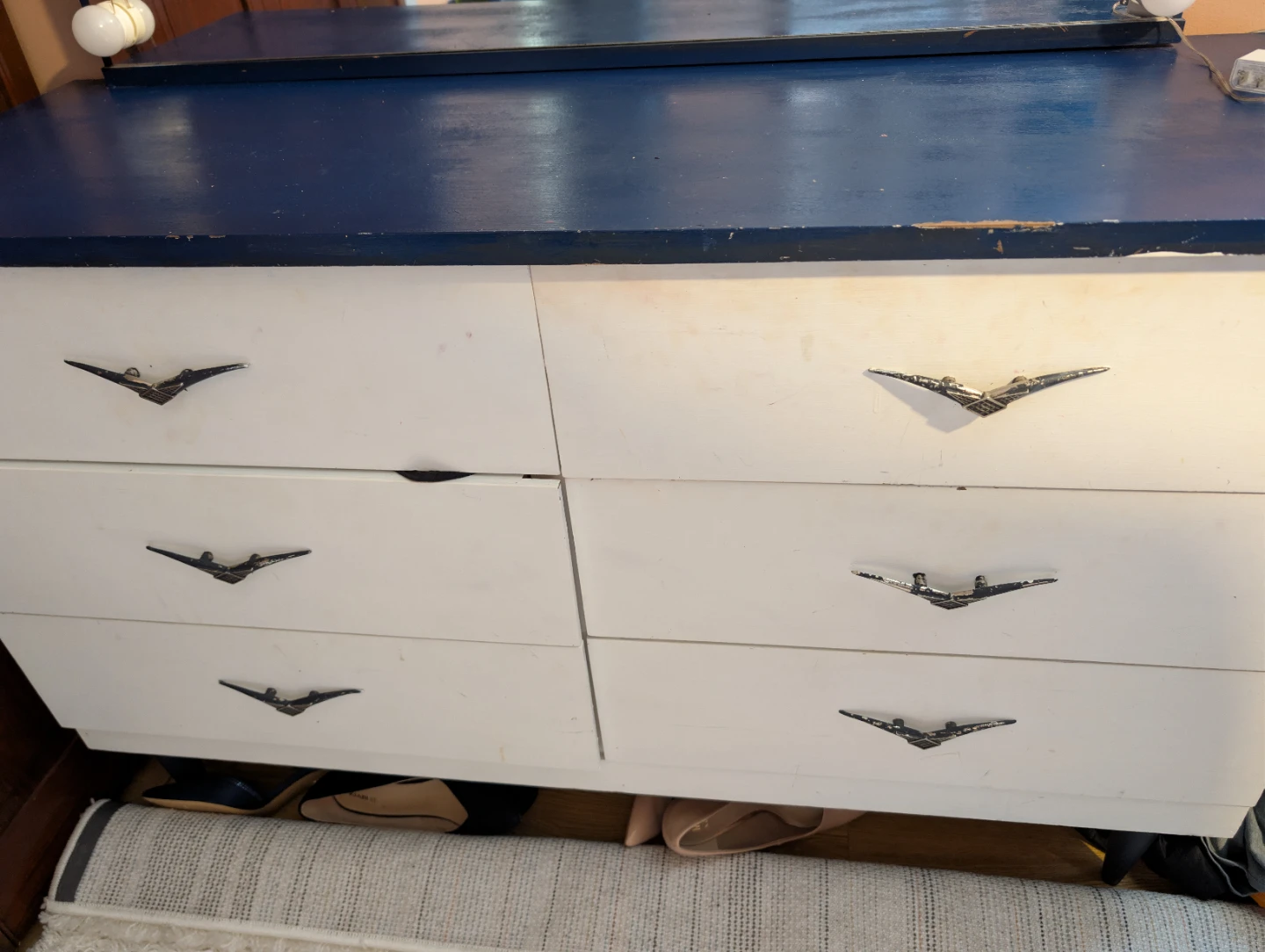 Vanity Dresser with Mirror and Lights