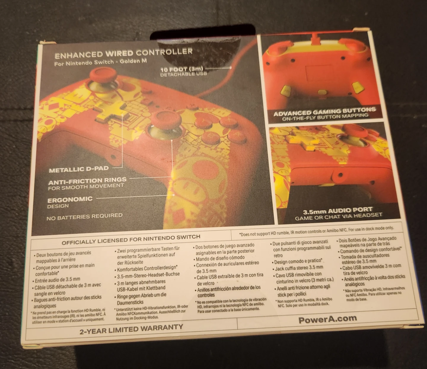 Nintendo Switch Super Mario Wired Controller Sealed 🌱 - photo 2