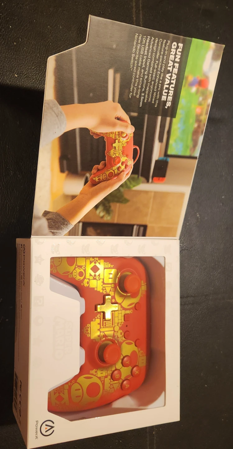 Nintendo Switch Super Mario Wired Controller Sealed 🌱 - photo 3