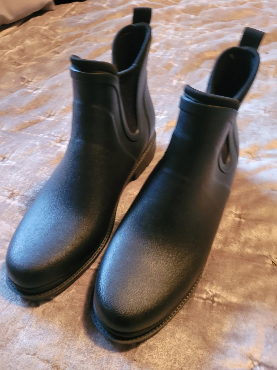Cougar Black Waterproof Ankle Boots - Size 8