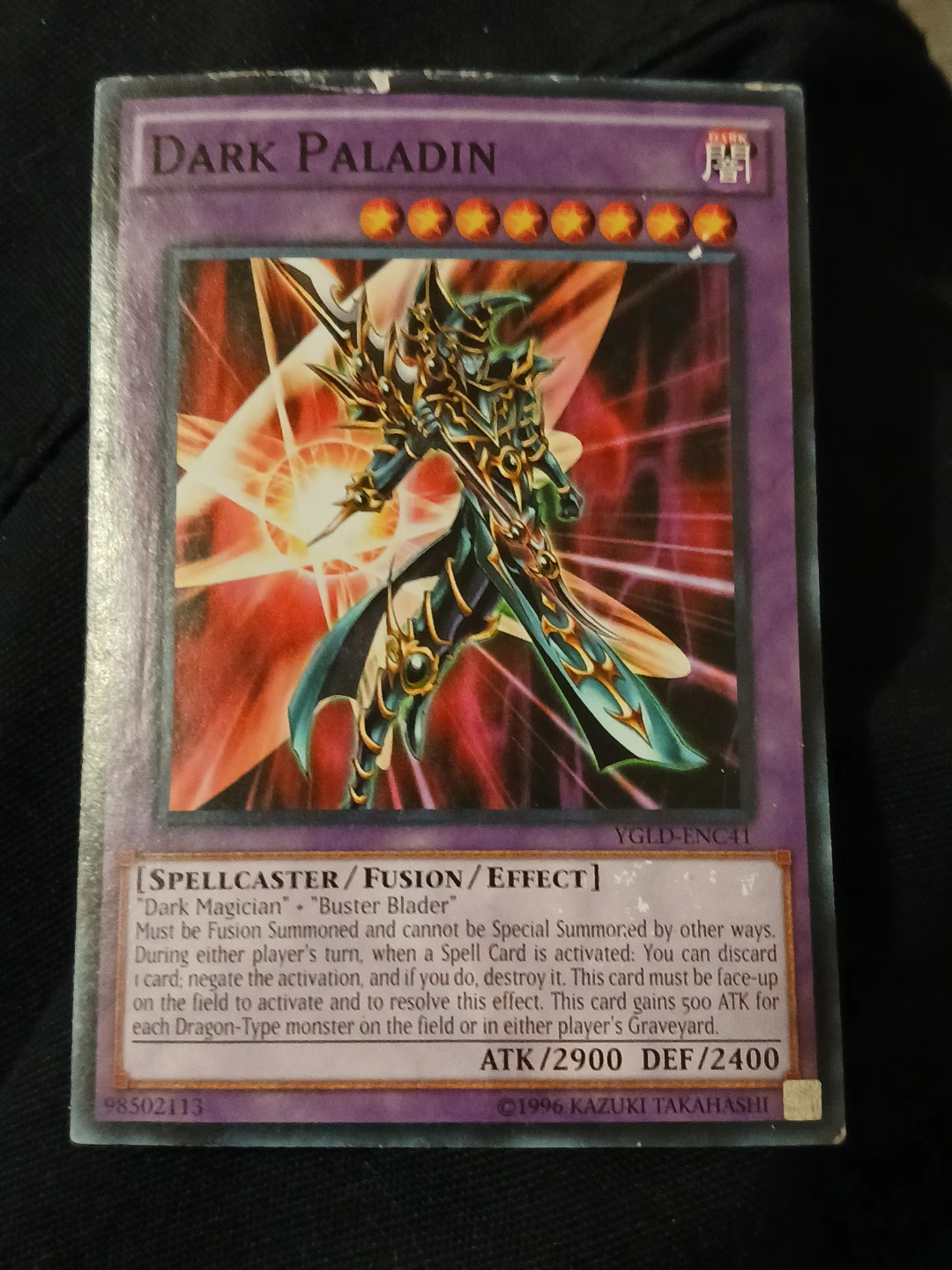Yu-Gi-Oh! Dark Paladin YGLD-ENC41 Trading Card