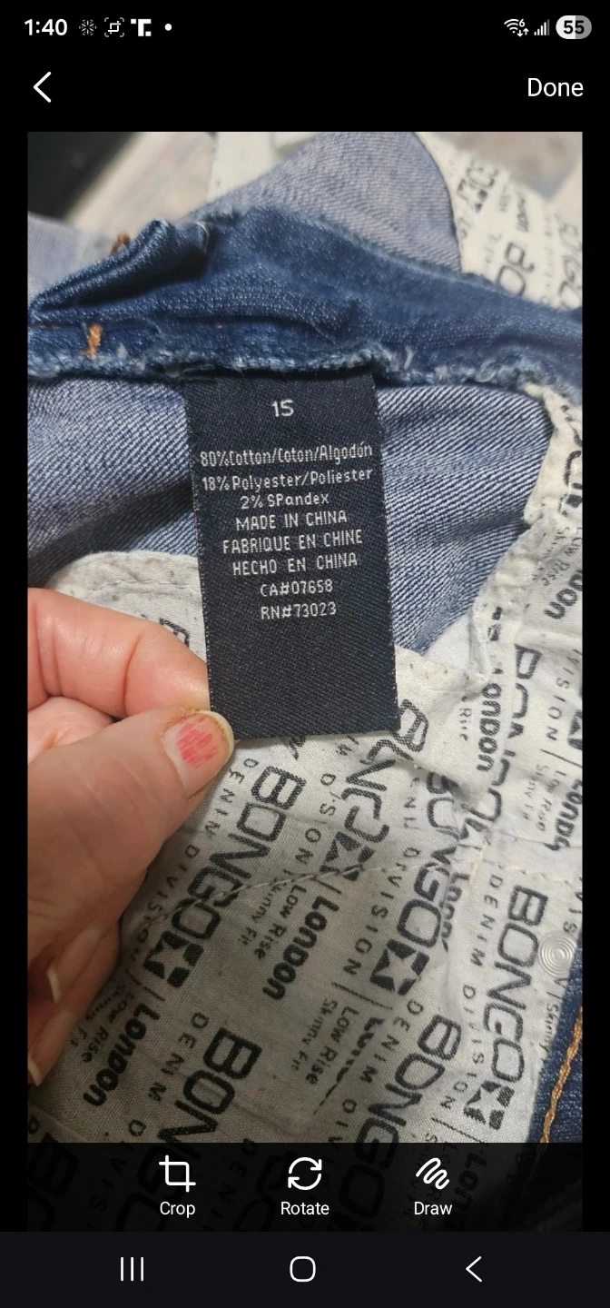 Bongo Women's Low Rise Skinny Fit Jeans - Size 15🌱 - photo 4