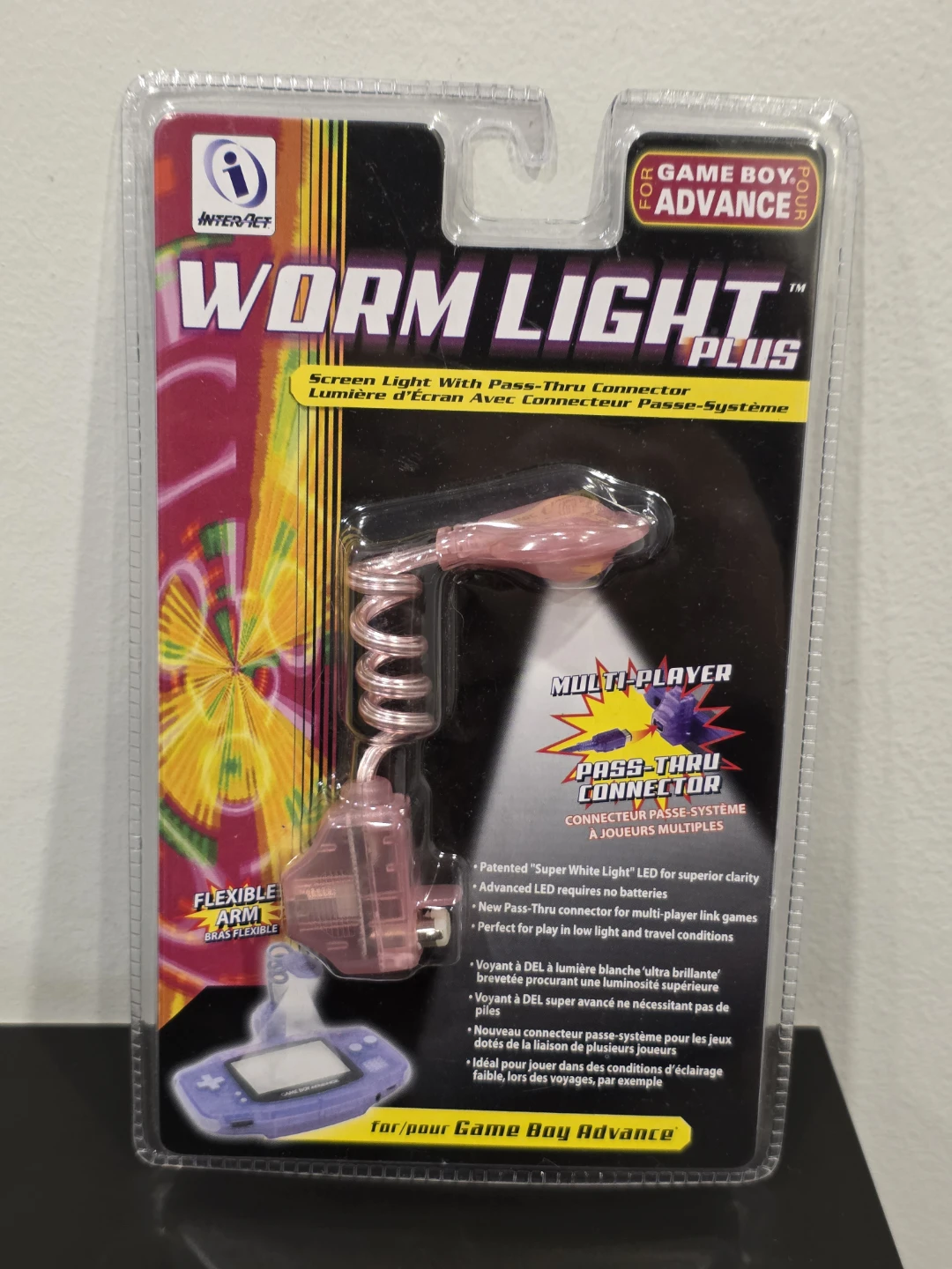 Gameboy Advance Worm light Plus BRAND NEW SEALED RARE!