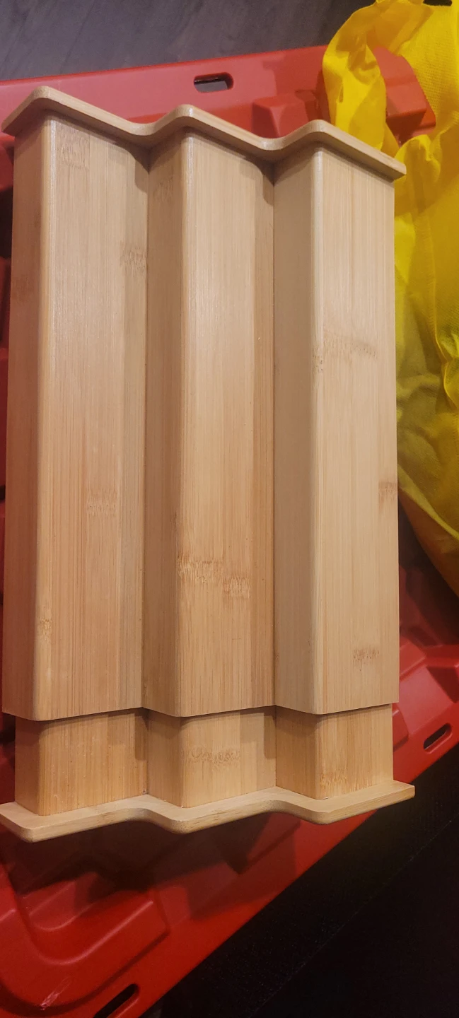 Bamboo Utensil Organizer Drawer Insert - photo 2