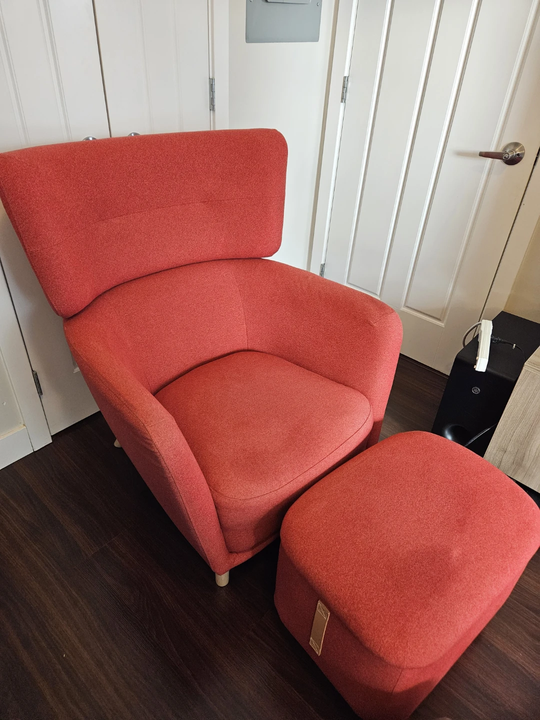 IKEA Oskarshamn Armchair and Ottoman