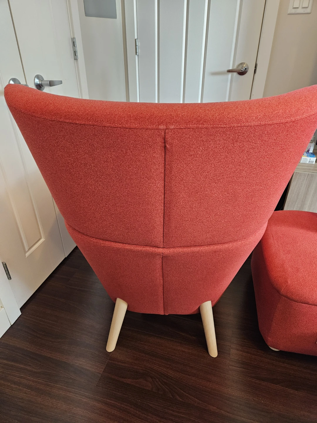 IKEA Oskarshamn Armchair and Ottoman - photo 4