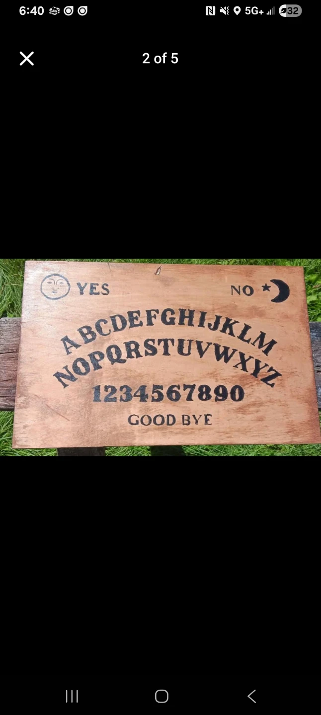 Bigfoot Themed Ouija Board Game with Planchette