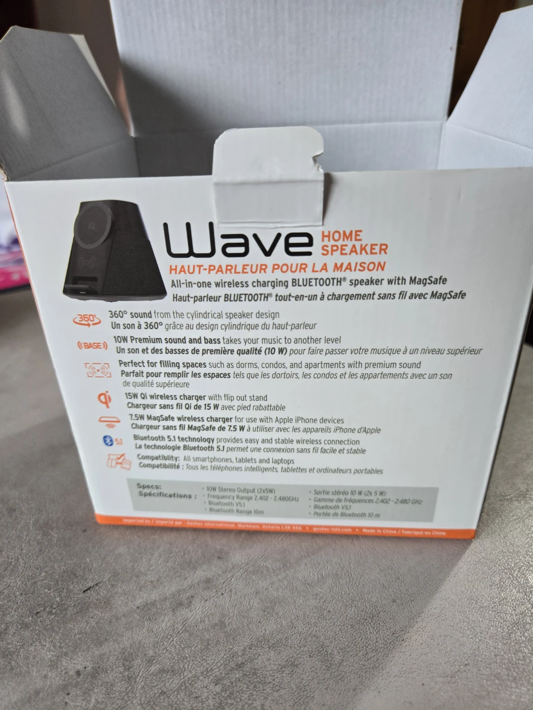 iQ Wave Home Speaker with MagSafe Wireless Charger - photo 2
