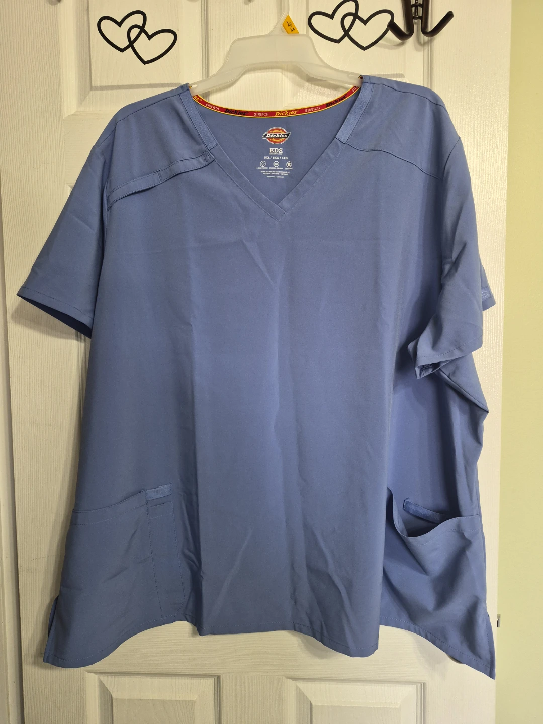 2 Dickies size 5X Nursing Medical Scrub Tops with Front Pockets - photo 4