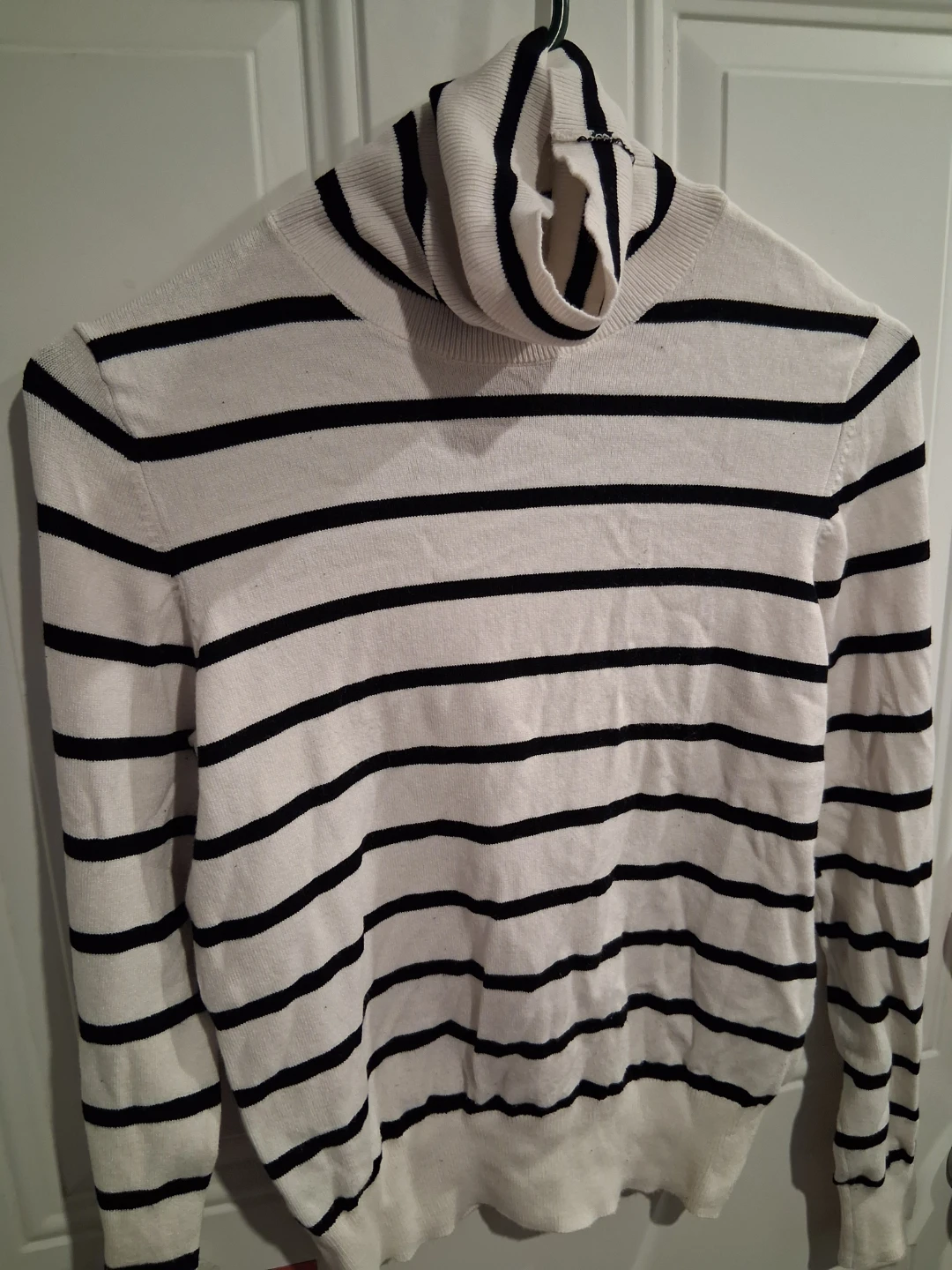 Striped Turtleneck Sweater