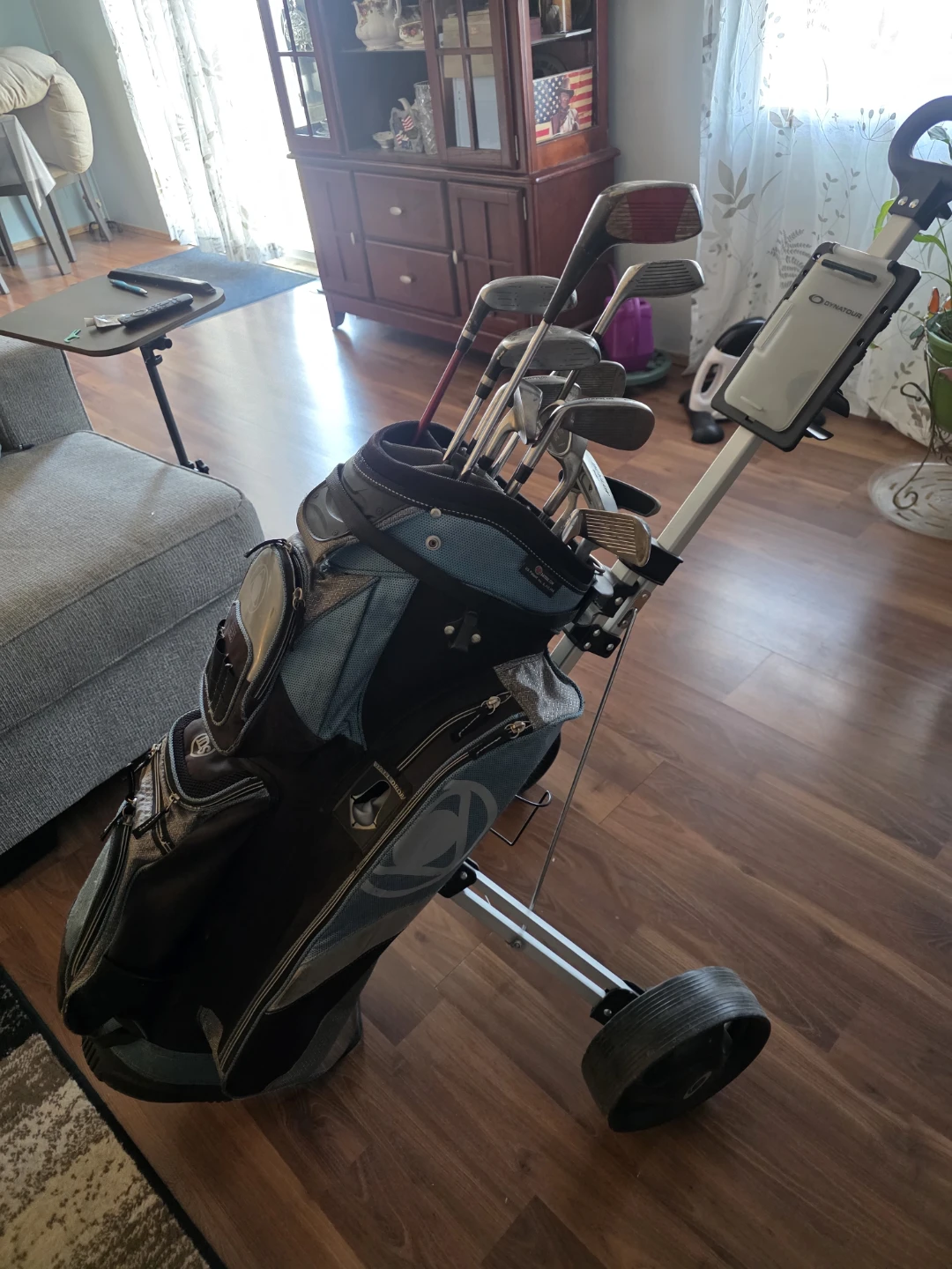 Golf Club Set with Bag and Push Cart - photo 3