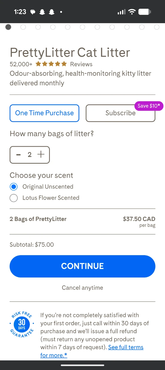 PrettyLitter Original Unscented (2 Bags) - photo 5