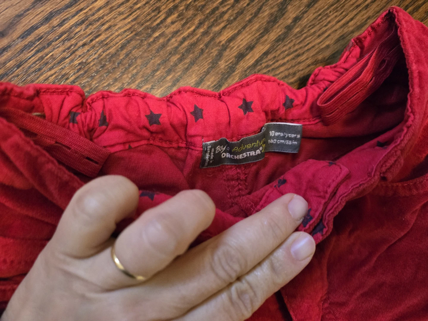 Orchestra Red Corduroy Pants - 10 yrs / 140 cm - photo 5