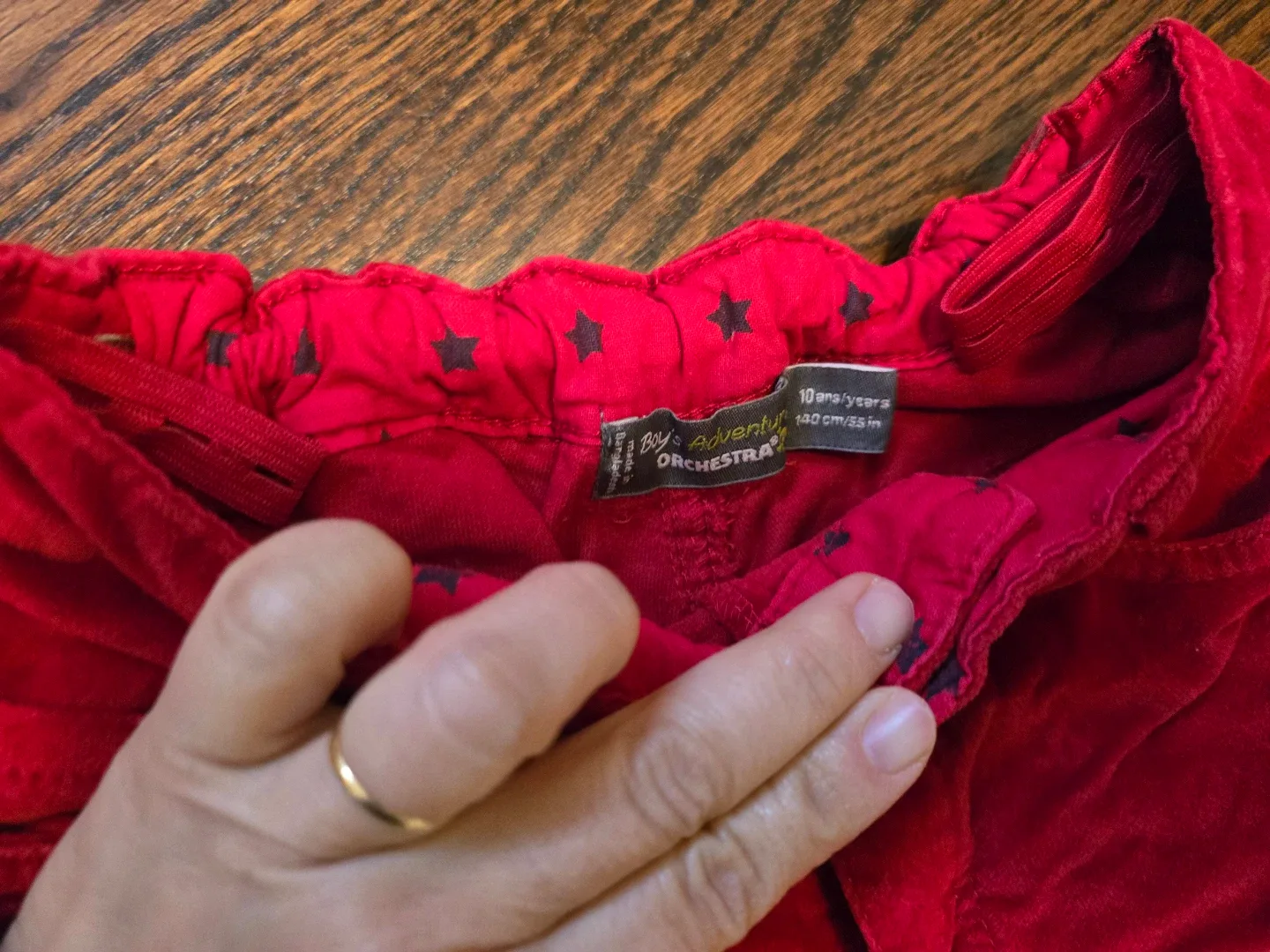 Orchestra Red Corduroy Pants - 10 yrs / 140 cm - photo 5