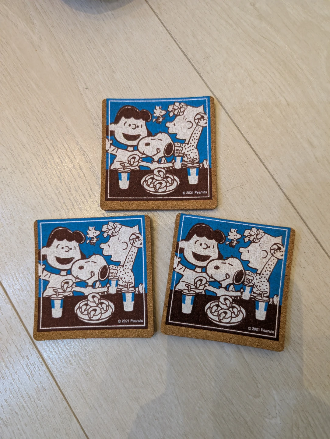 Peanuts Coasters (Set of 3) 3 inches in size - photo 2