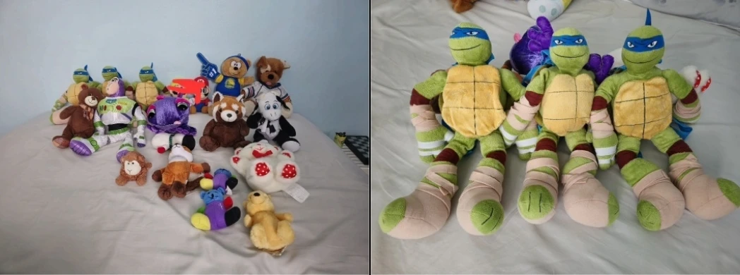 Like New Stuffed Animals, Plush Toys, Price $3 AND Up