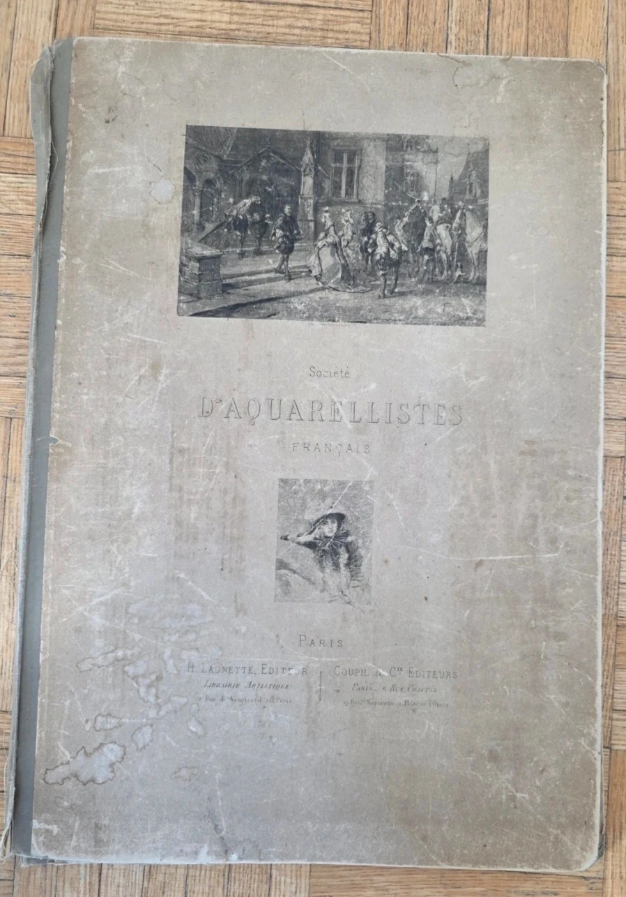 Vintage binder with prints - photo 3