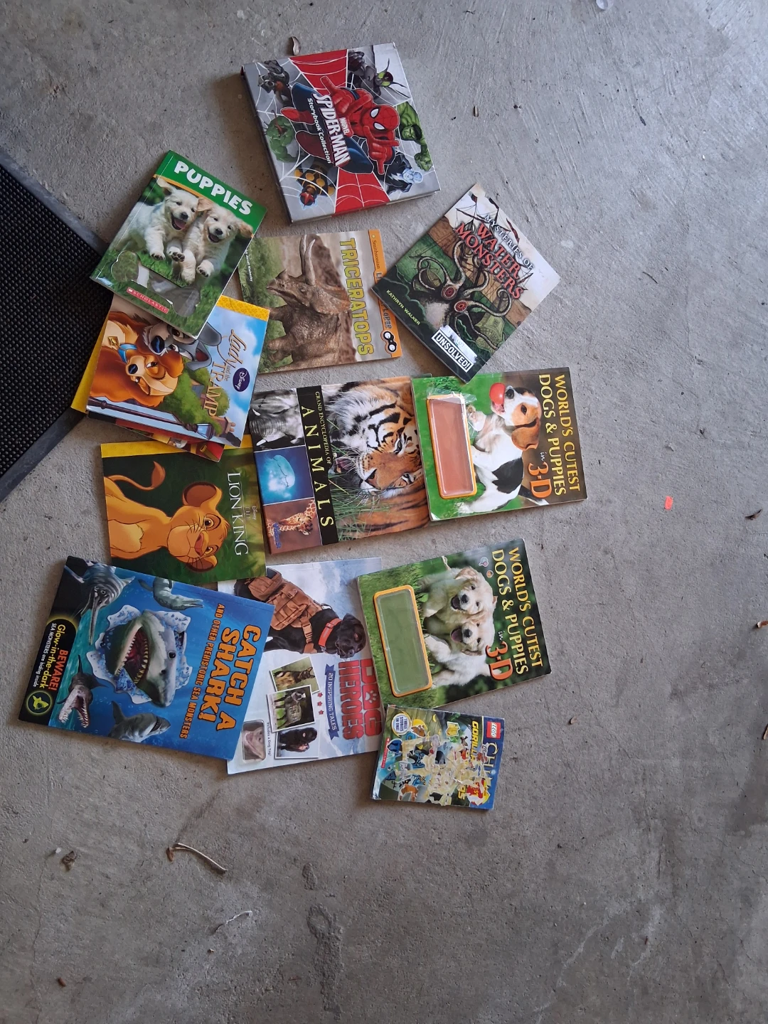 Children's Books Collection - Spiderman, Puppies, Animals & More