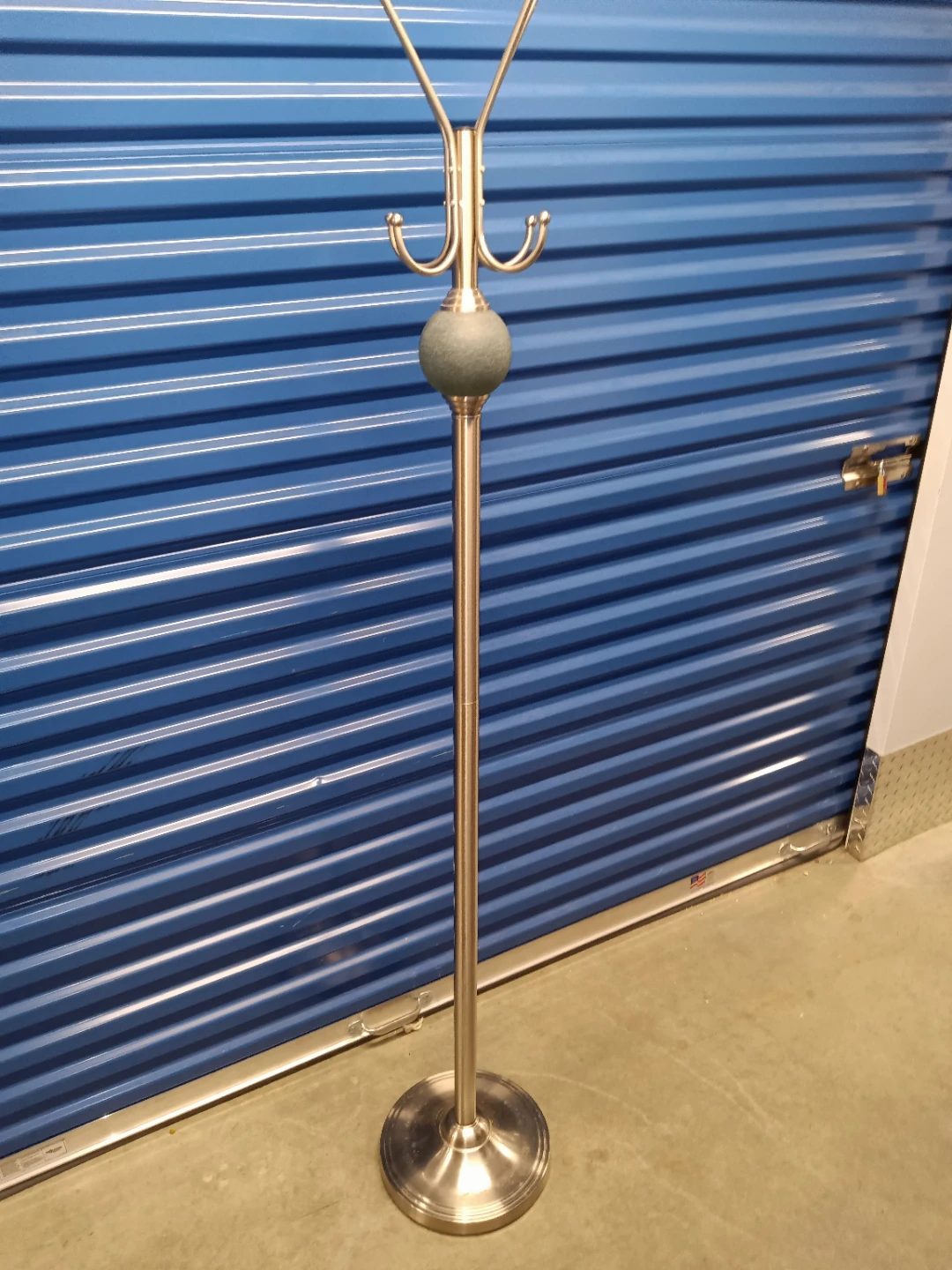 Stainless Steel Coat Rack with Decorative Orb 🌱