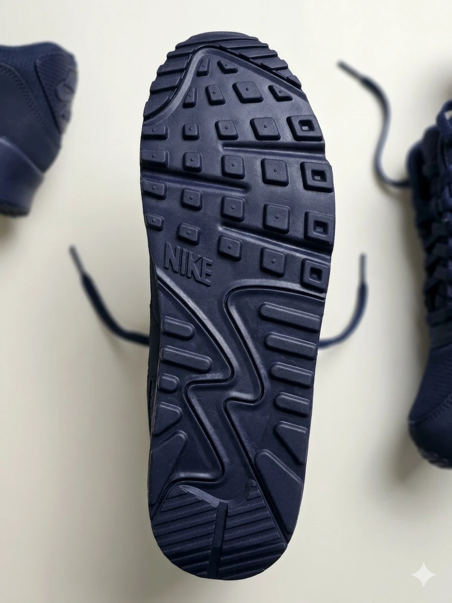 Nike Air Max 90 Navy Blue Men's Sneakers - photo 4