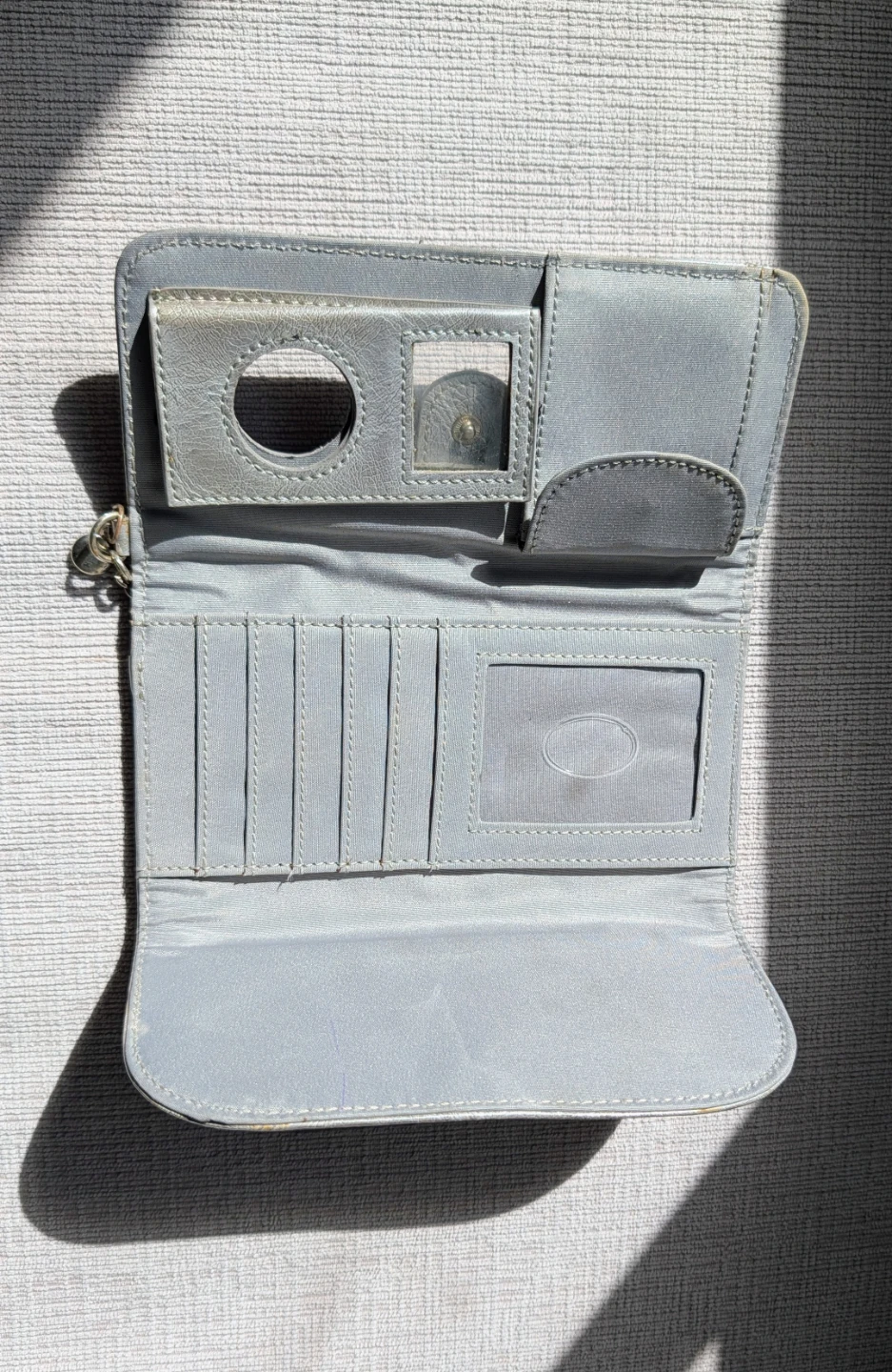 Grey Monogram Wallet with Keyring - photo 2