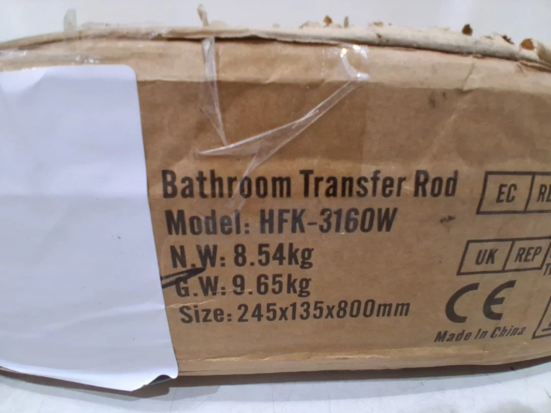 Floor-to-Ceiling Transfer Pole, Tension Mount Bathroom Grab Bar - photo 3