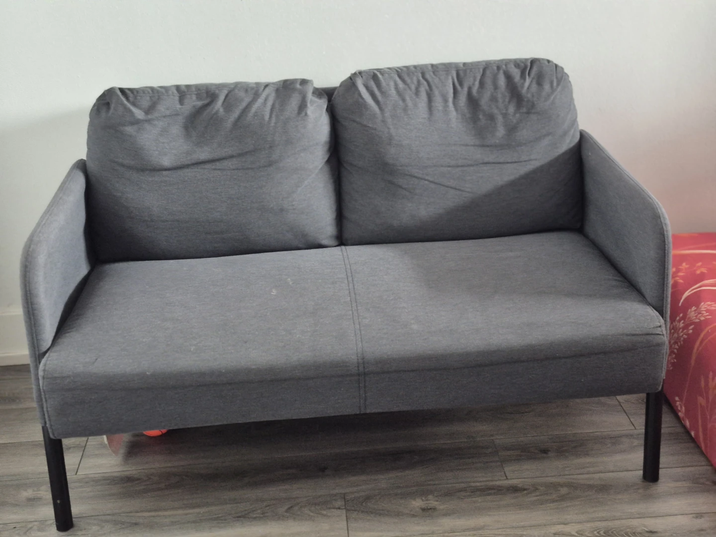Grey Loveseat Sofa - photo 3