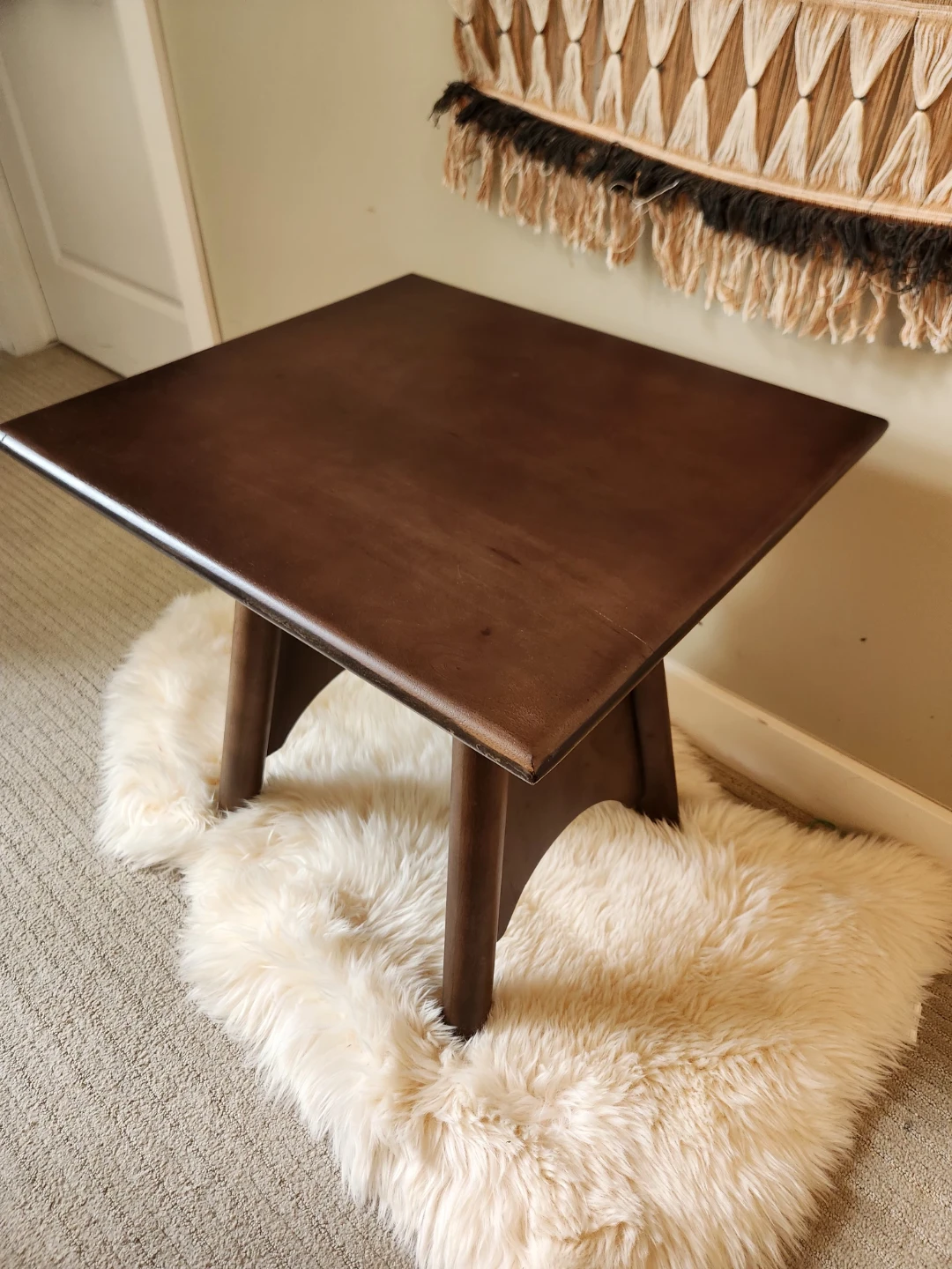UNIQUE Square top MCM style Side Table - photo 5