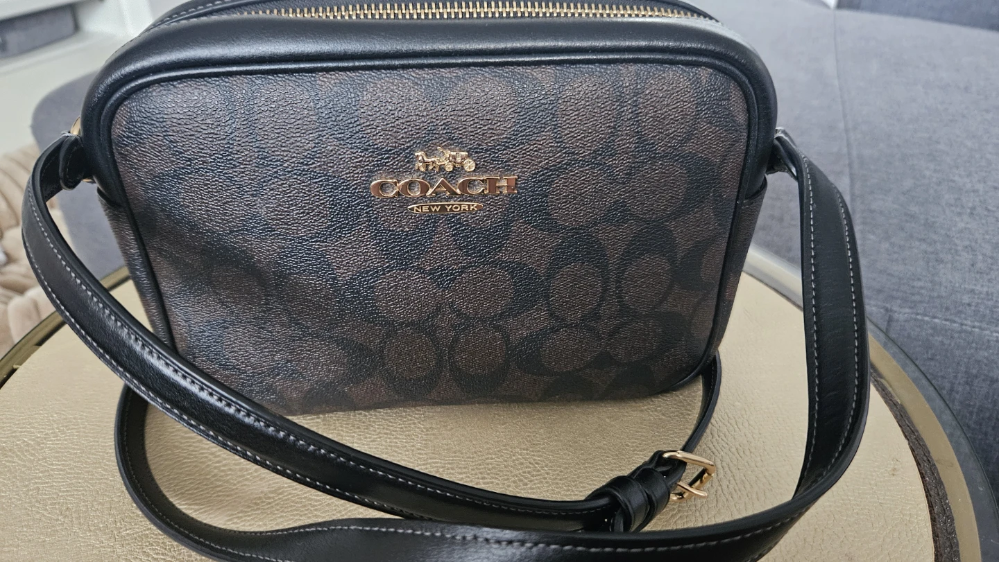 Coach Signature Camera Bag Brown