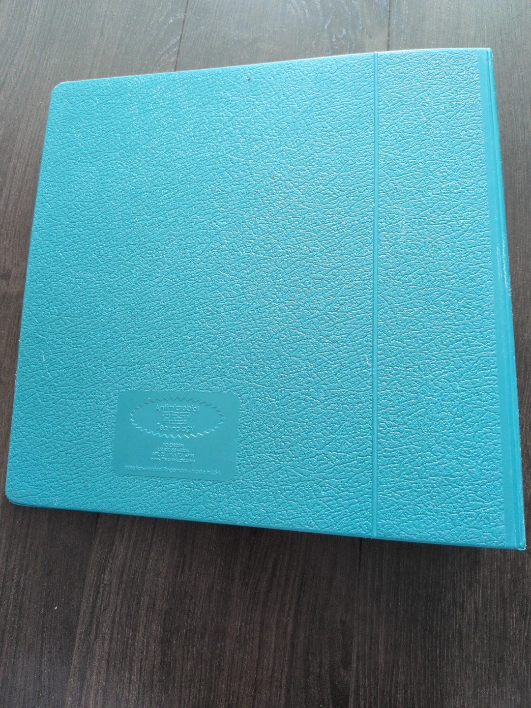 Aqua Blue 2-Ring Binder - photo 3