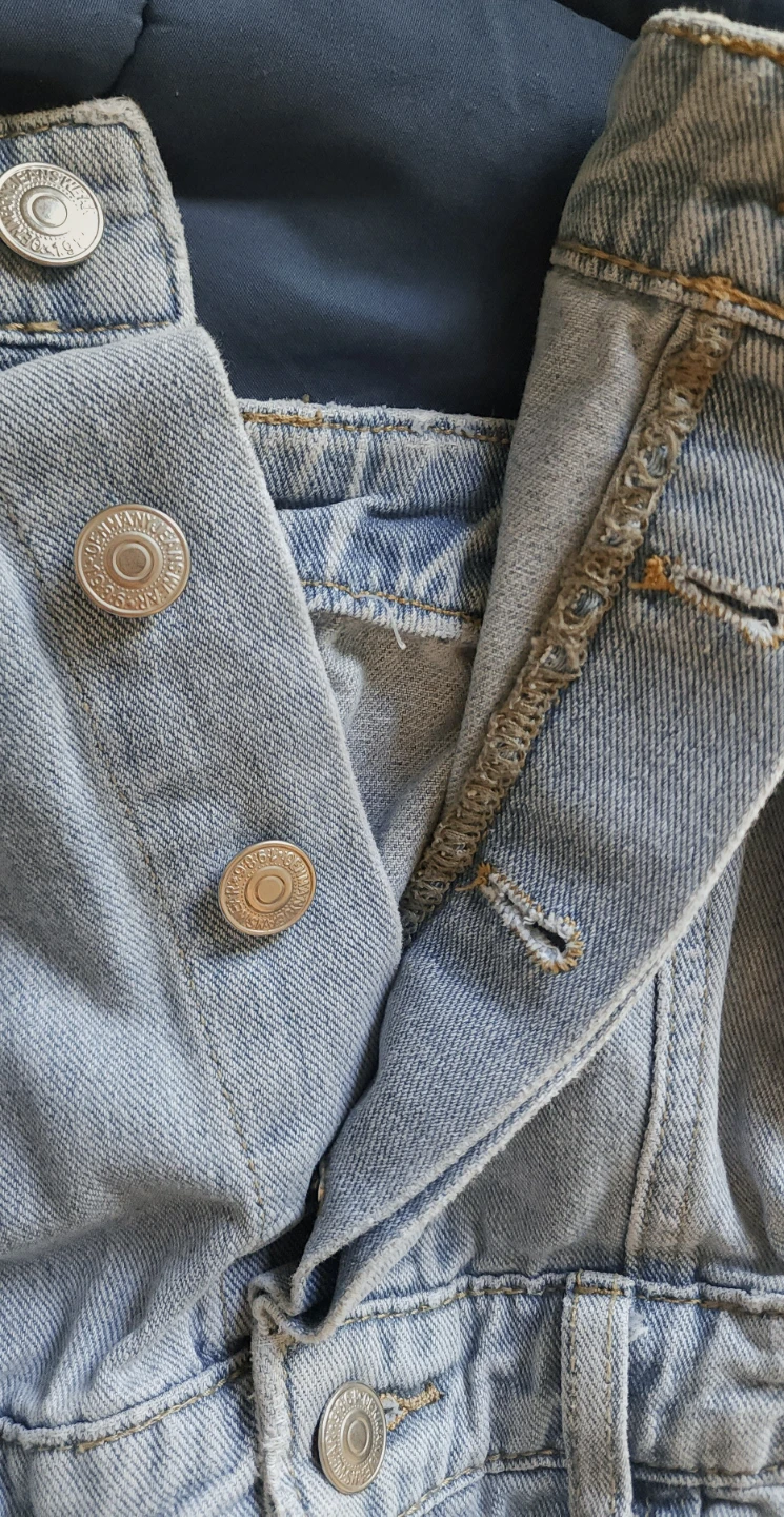 Y2K Denim Cargo Jumpsuit — Light Wash Tube Top —Size M (NWOT) - photo 5
