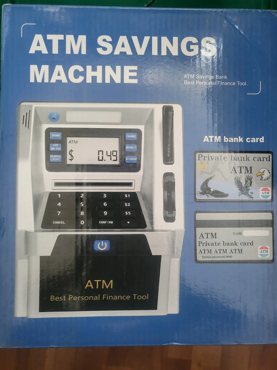 ATM Savings Machine Bank