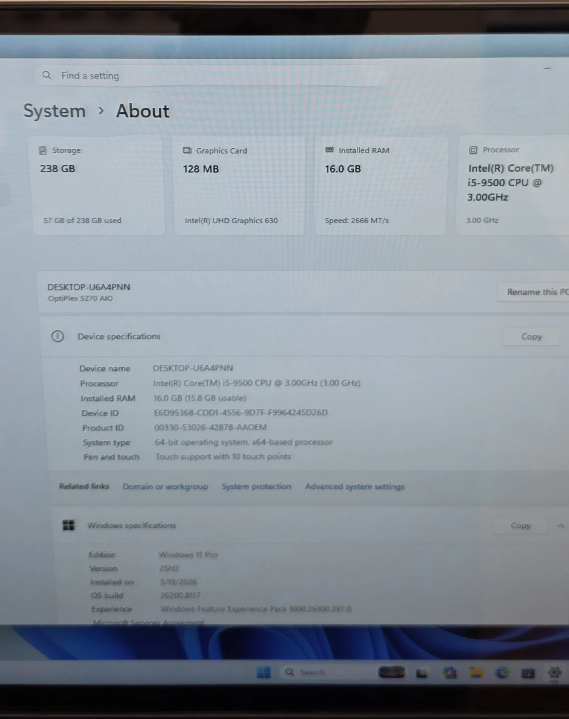 Dell OptiPlex 5270 all in one desktop  Touchscreen - photo 4