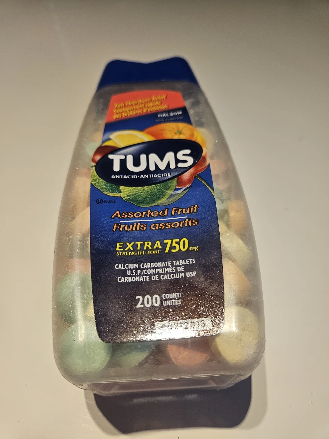 Tums Assorted Fruit Extra Strength Antacid Tablets