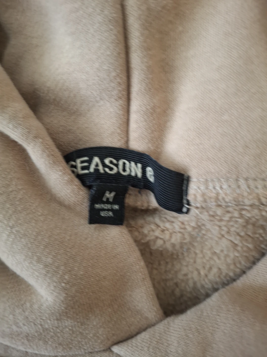 Yeezy beige hoodie