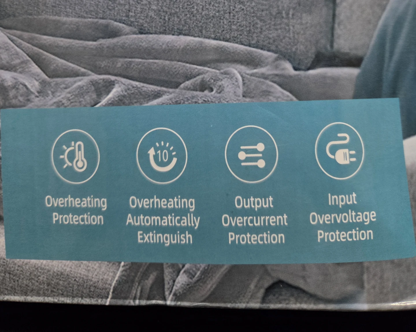 Electric Blanket - Grey - photo 2