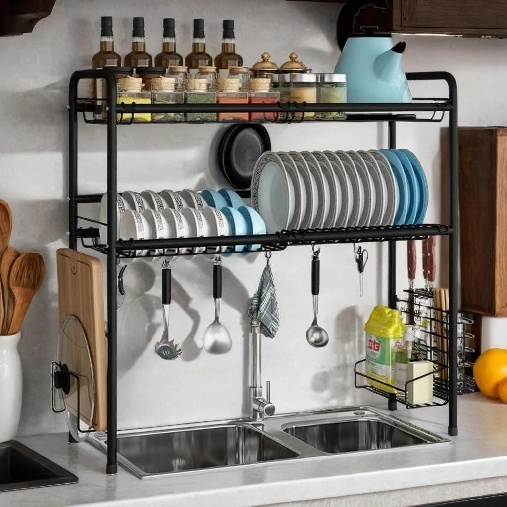 Over-the-Sink Dish Drying Rack Shelf - photo 5