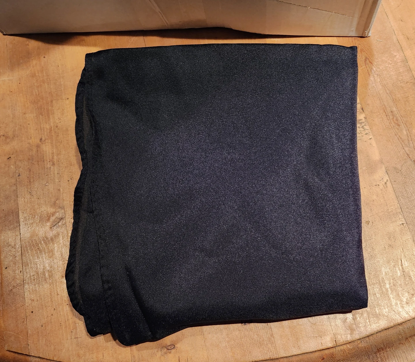 Sancua Round Tablecloth - 70x66 Inch Black - photo 3