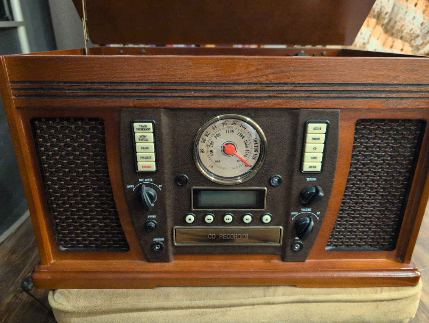 Record Player with CD Recorder and Radio - photo 2