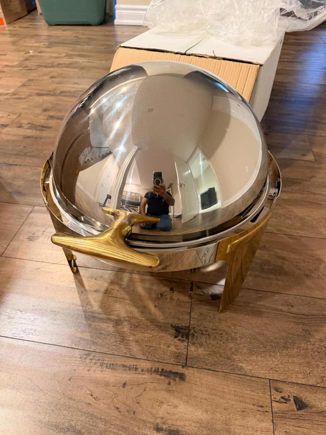 Chafing Dish - Stainless Steel with Gold Accents - photo 3