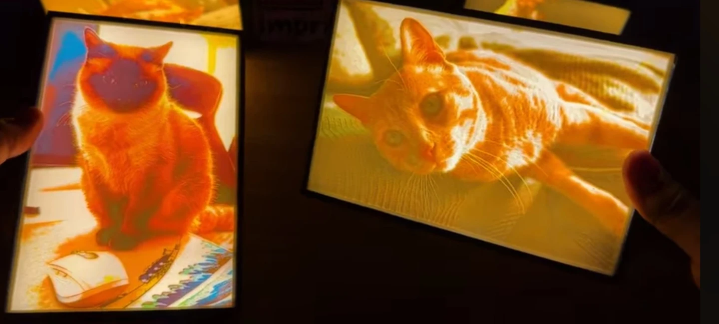 Light Up Photo Display Frame - Cat Theme - photo 2