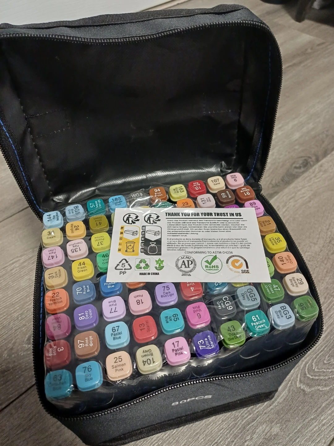 80 Piece Marker Set with Case - photo 3