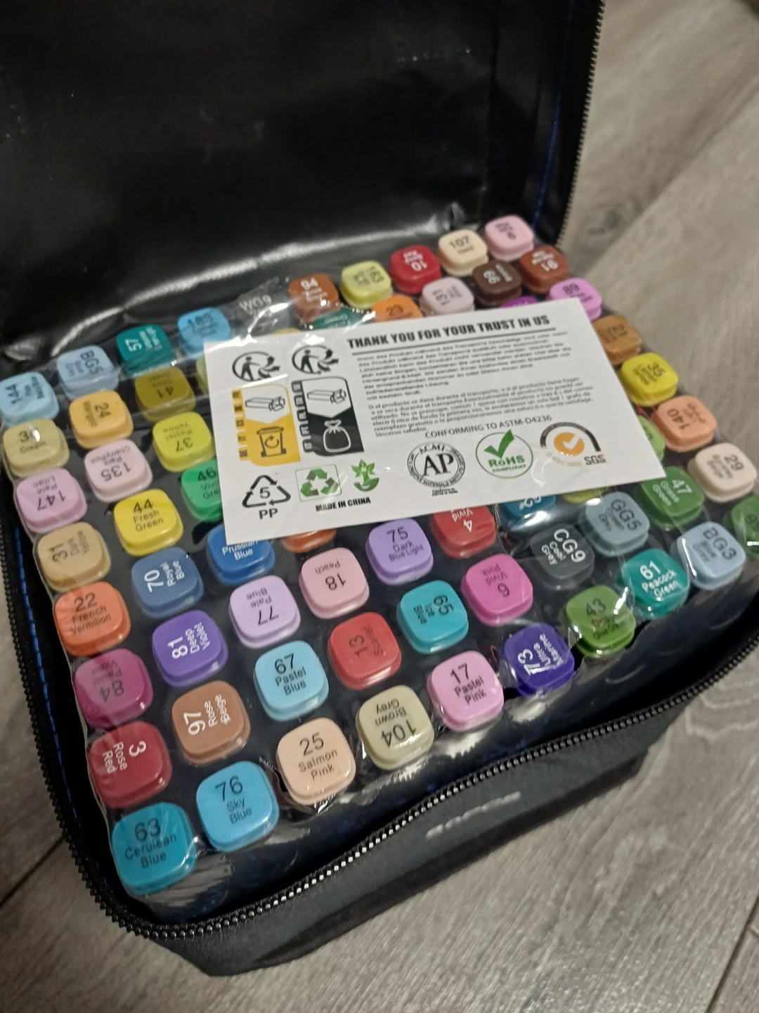 80 Piece Marker Set with Case - photo 4