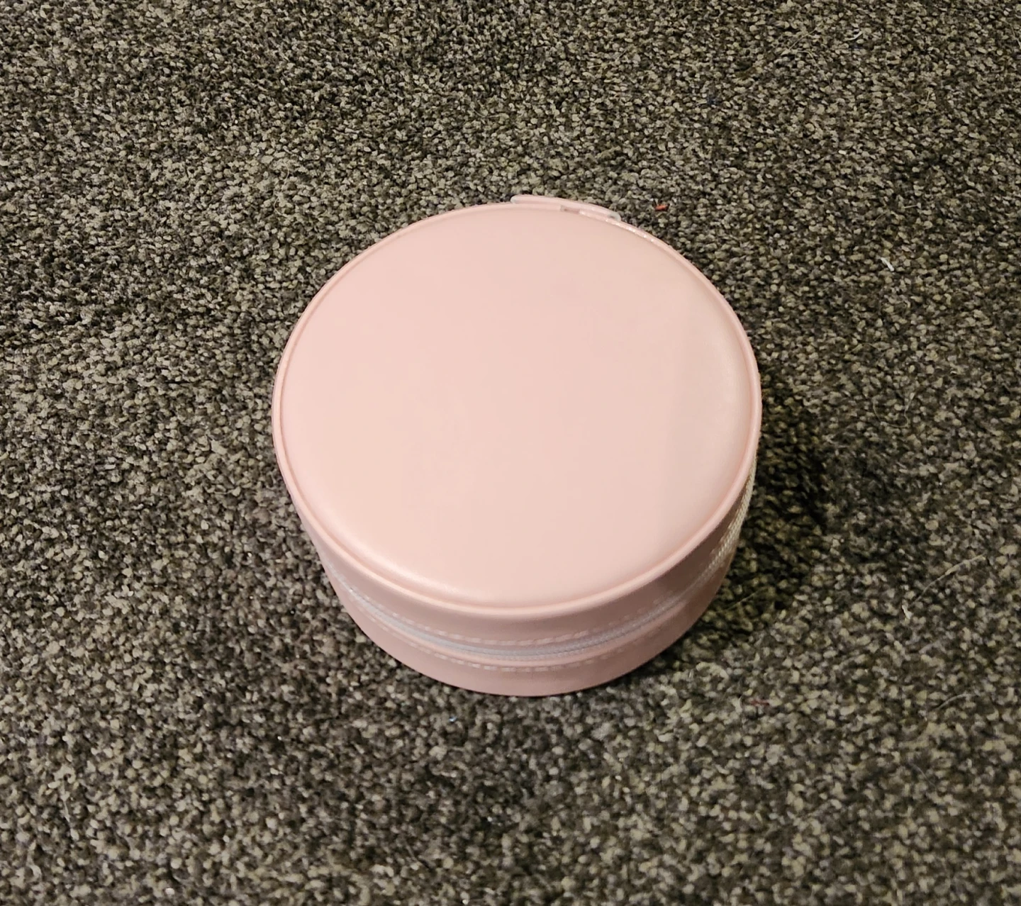 Pink Round Travel Jewelry Organizer Box - photo 2