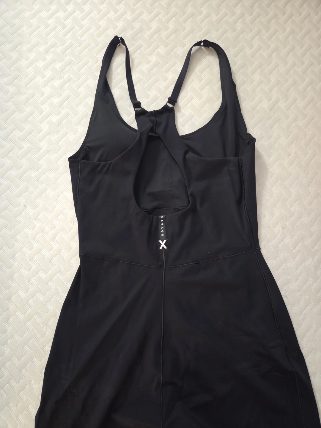 Savage X Fenty Black Athletic Bodysuit/Leggings Set - photo 2